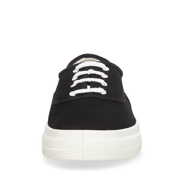 Steve Madden Gareth-white Men's Sneakers Black White | SM-645AK