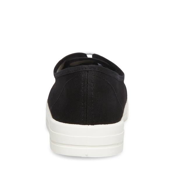 Steve Madden Gareth-white Men's Sneakers Black White | SM-645AK