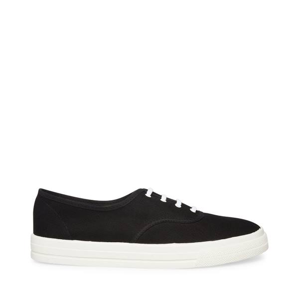 Steve Madden Gareth-white Men\'s Sneakers Black White | SM-645AK