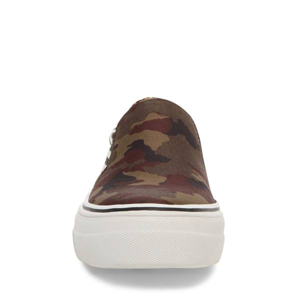 Steve Madden Getaway Camo Women's Sneakers Camo Multicolor | SM-685RF