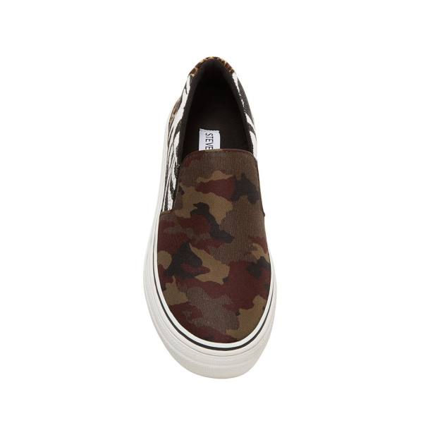 Steve Madden Getaway Camo Women's Sneakers Camo Multicolor | SM-685RF