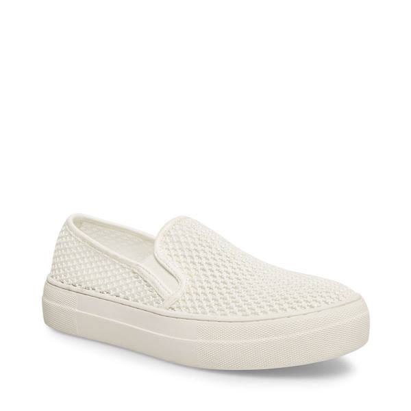 Steve Madden Gills-m Women's Loafers White | SM-381CO