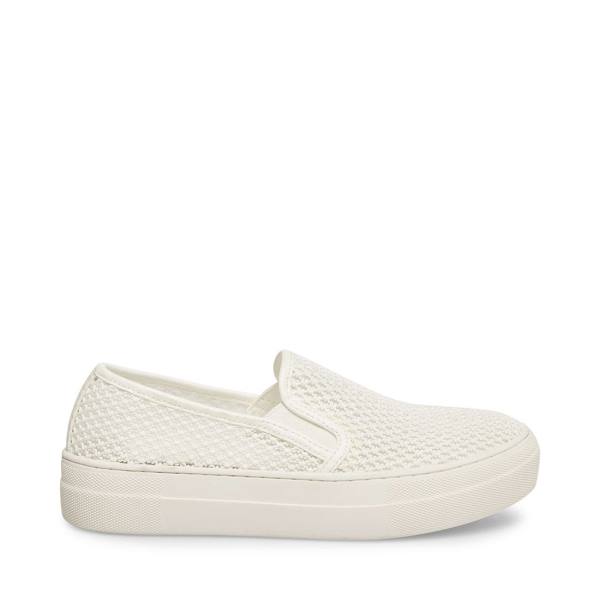 Steve Madden Gills-m Women\'s Loafers White | SM-381CO