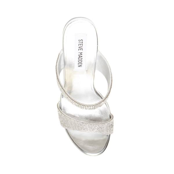 Steve Madden Glassy-r Women's Heels Diamond | SM-731KI