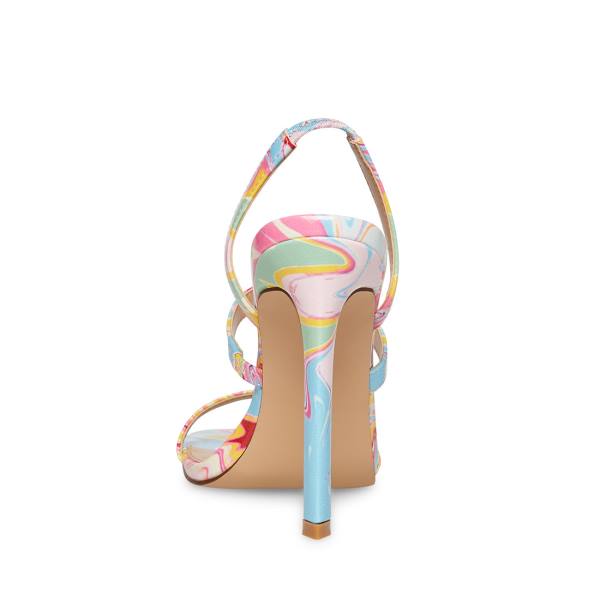 Steve Madden Grade Baby Women's Heels Blue Multicolor | SM-689WD