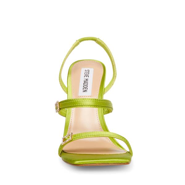 Steve Madden Grade-b Lime Women's Heels Light Green | SM-952QD