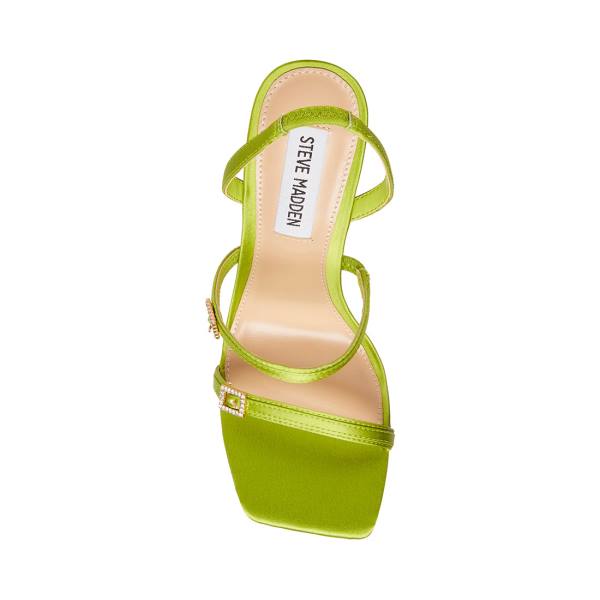 Steve Madden Grade-b Lime Women's Heels Light Green | SM-952QD