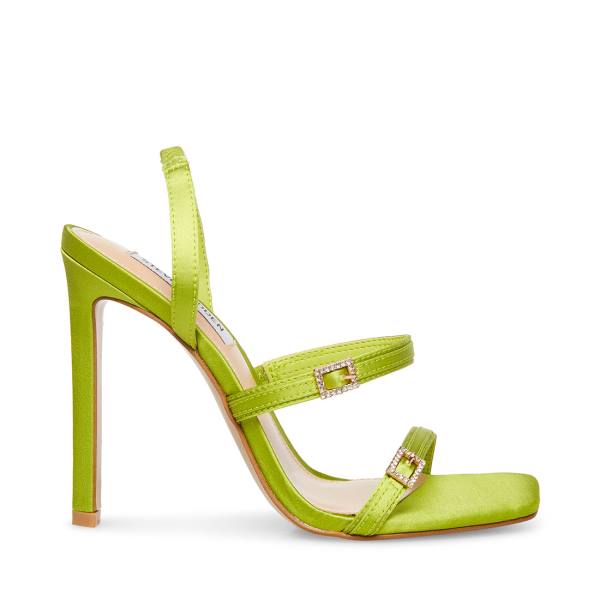 Steve Madden Grade-b Lime Women\'s Heels Light Green | SM-952QD