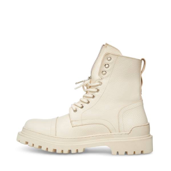 Steve Madden Guard Bone Men's Boots Beige | SM-198KM