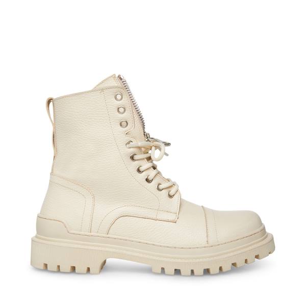 Steve Madden Guard Bone Men\'s Boots Beige | SM-198KM