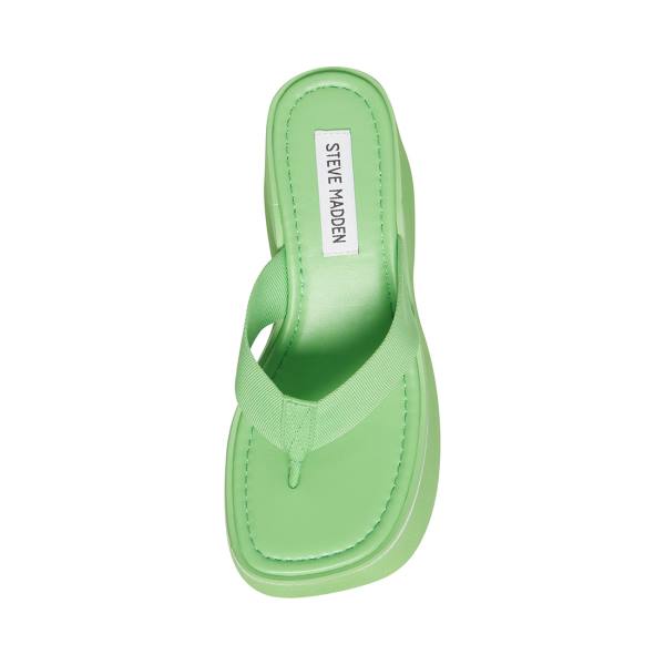 Steve Madden Gwen Women's Sandals Green | SM-087TS