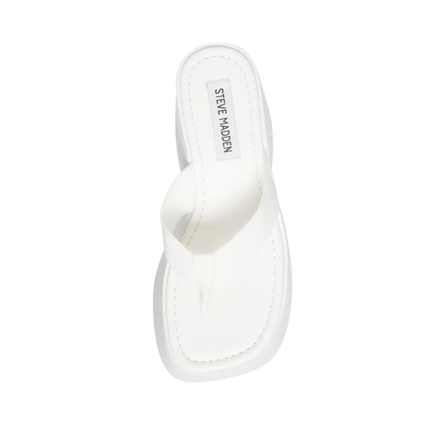 Steve Madden Gwen Women's Sandals White | SM-680LN