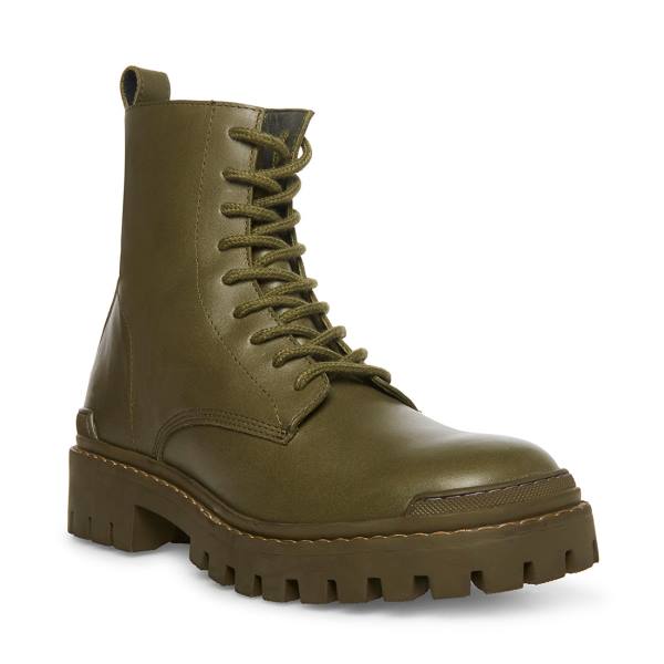 Steve Madden Halen2 Men's Boots Green | SM-328GN