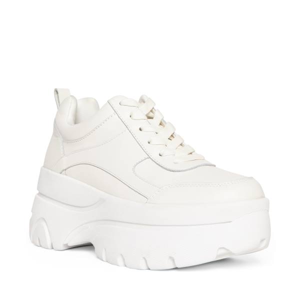 Steve Madden Hansel Women's Sneakers White | SM-418UF