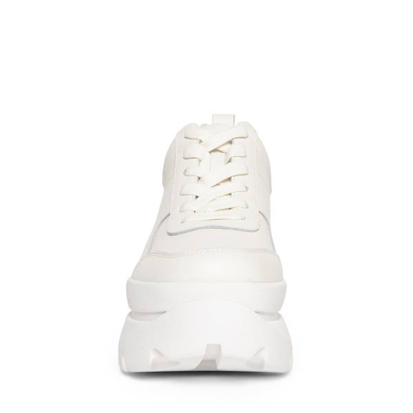 Steve Madden Hansel Women's Sneakers White | SM-418UF