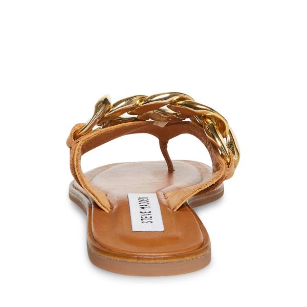 Steve Madden Hazel Tan Women's Sandals Brown | SM-784IY