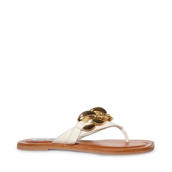 Steve Madden Hazel Women\'s Sandals White | SM-650MN