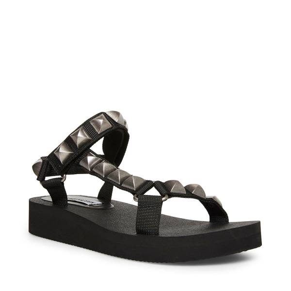 Steve Madden Henley-s Women's Sandals Black | SM-710LC