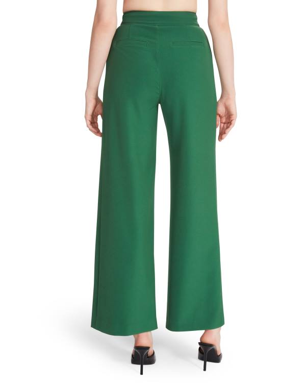 Steve Madden High Waisted Trouser Women's Bottoms Green | SM-824VA