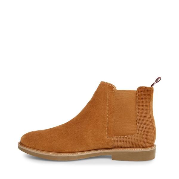 Steve Madden Highlyte Tan Suede Men's Boots Brown | SM-205SG