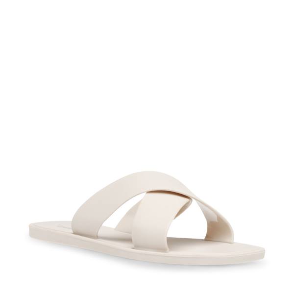 Steve Madden Horizon Off-white Women's Sandals White | SM-960CR