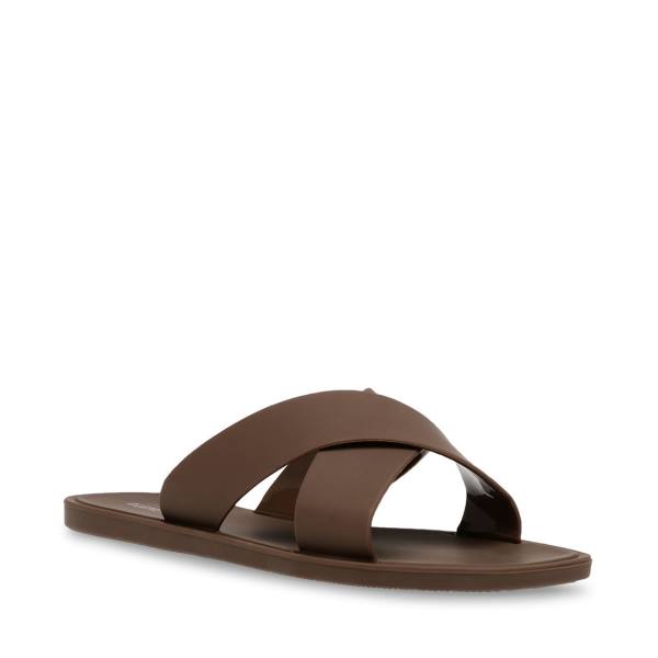 Steve Madden Horizon Women's Sandals Brown | SM-570SK