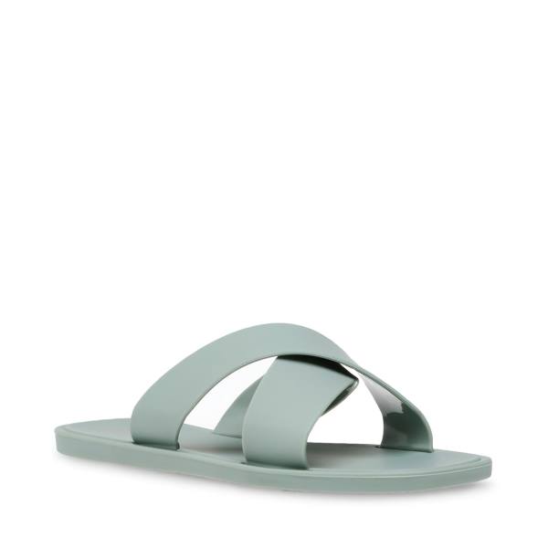 Steve Madden Horizon Women's Sandals Light Blue | SM-201ZH