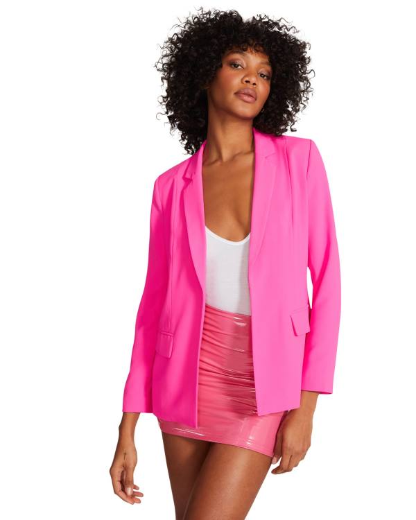 Steve Madden Hot Blazer Women\'s Jackets Pink | SM-179RO