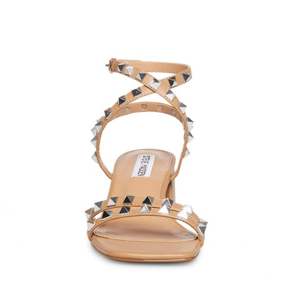 Steve Madden Invent Tan Women's Sandals Brown | SM-142XY