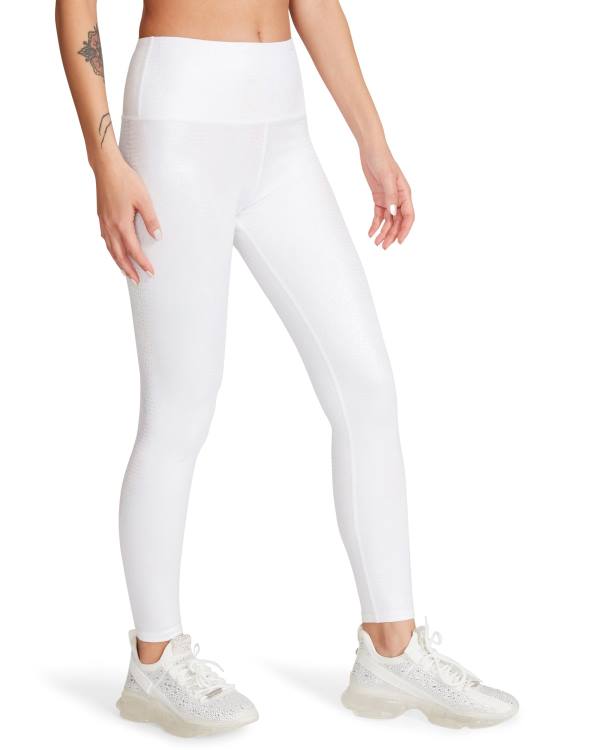 Steve Madden Iridescent Women's Leggings White | SM-975PR