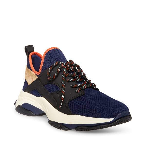 Steve Madden Isles2 Men's Sneakers Navy Multicolor | SM-815IK