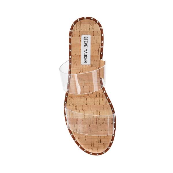 Steve Madden Ivara Women's Sandals Clear | SM-410MN