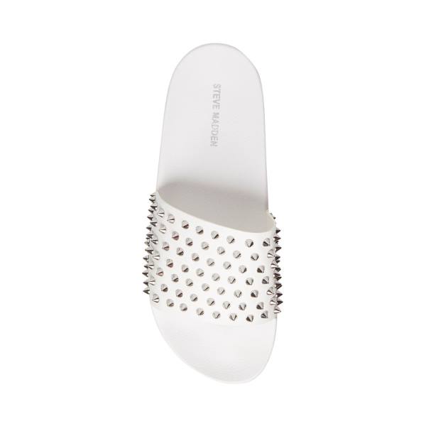 Steve Madden Jaded Men's Sandals White | SM-105BN