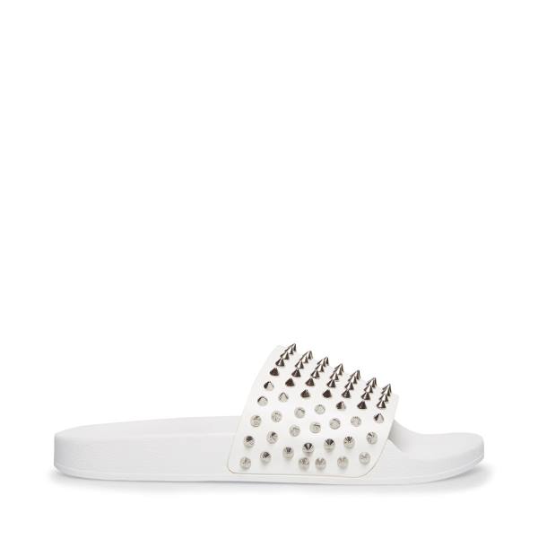 Steve Madden Jaded Men\'s Sandals White | SM-105BN