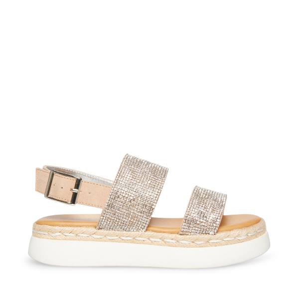 Steve Madden Jaliana Kids\' Sandals Diamond | SM-436NL