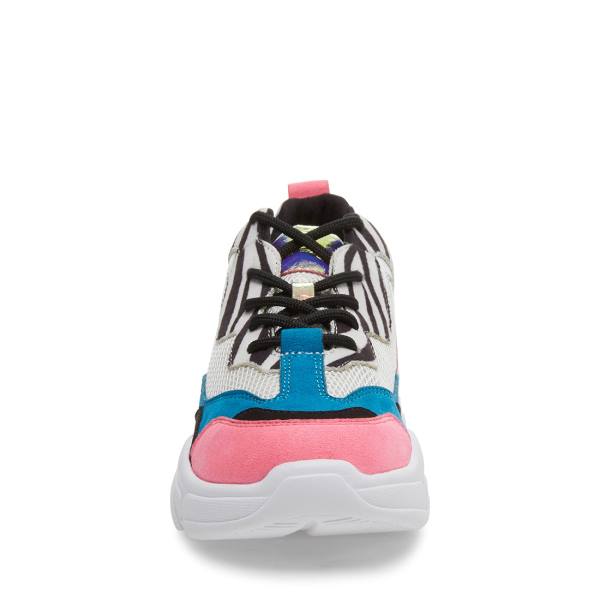 Steve Madden Jantonia Zebra Kids' Sneakers Multicolor | SM-471OY