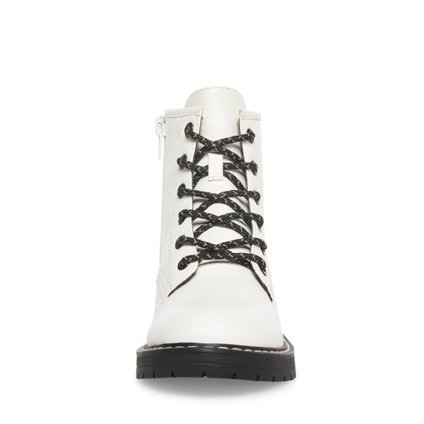 Steve Madden Jbettyy Kids' Booties White | SM-426KL