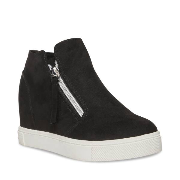 Steve Madden Jcaliber Kids' Sneakers Black | SM-654RE