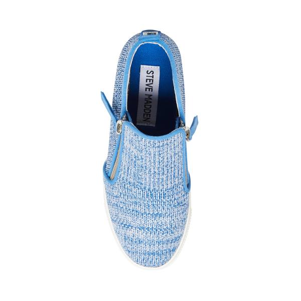 Steve Madden Jcaliber Kids' Sneakers Blue | SM-506NR