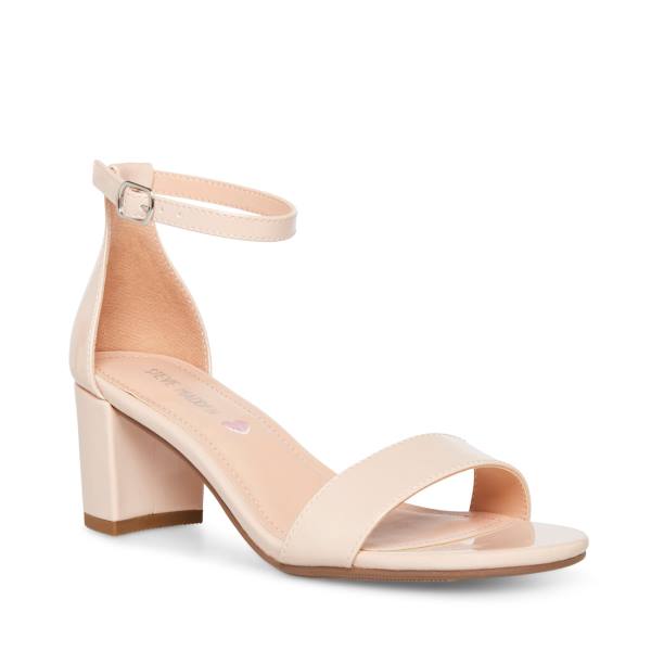 Steve Madden Jcarrson Blush Patent Kids' Heels Pink | SM-412HQ