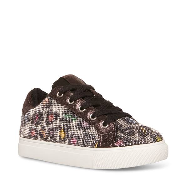 Steve Madden Jceecee Kids' Sneakers Black Multicolor | SM-026KO