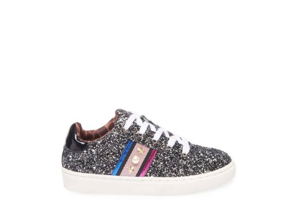 Steve Madden Jdannie Pewter Kids\' Sneakers Blue Grey Multicolor | SM-142HX