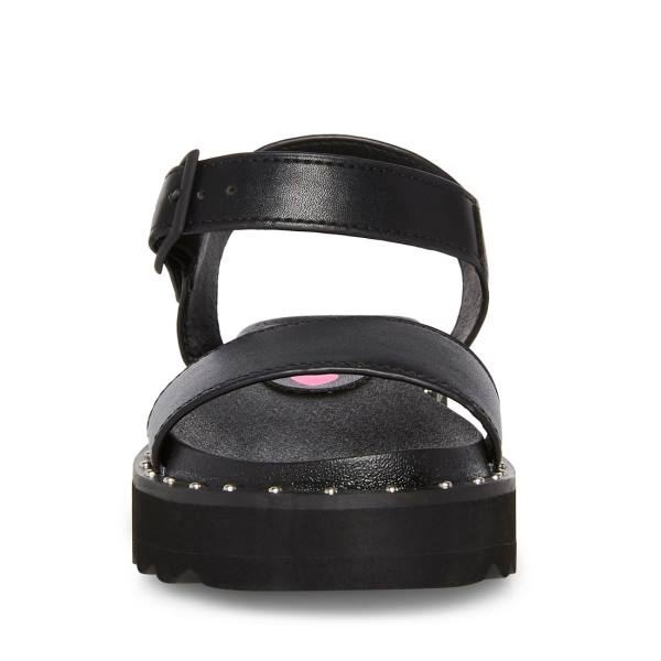 Steve Madden Jdariaa Kids' Sandals Black | SM-027RZ