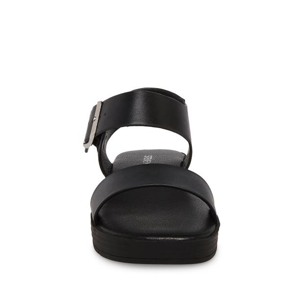 Steve Madden Jdestind Kids' Sandals Black | SM-237SQ