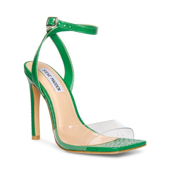 Steve Madden Jessenia Women's Heels Green | SM-897VN