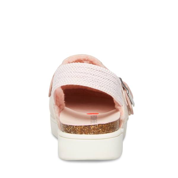 Steve Madden Jfade Blush Kids' Slippers Pink | SM-726MB