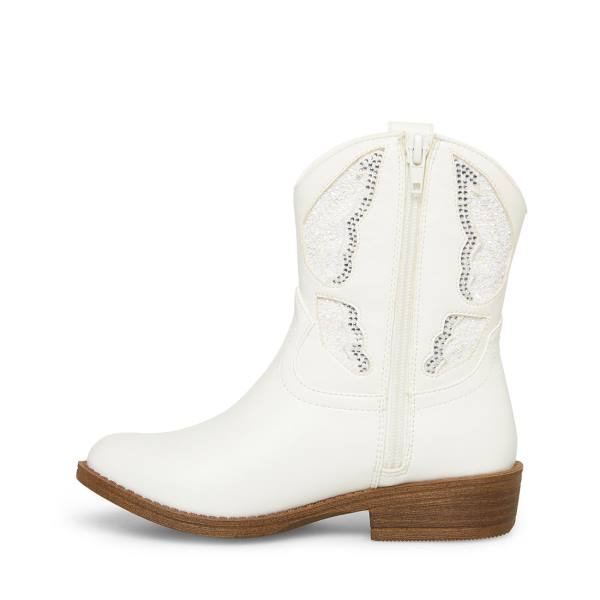 Steve Madden Jhayward Kids' Boots White | SM-572XC