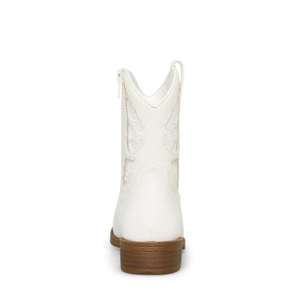 Steve Madden Jhayward Kids' Boots White | SM-572XC