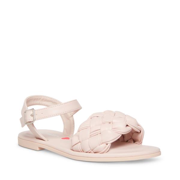 Steve Madden Jkarina Blush Kids' Sandals Pink | SM-549BL