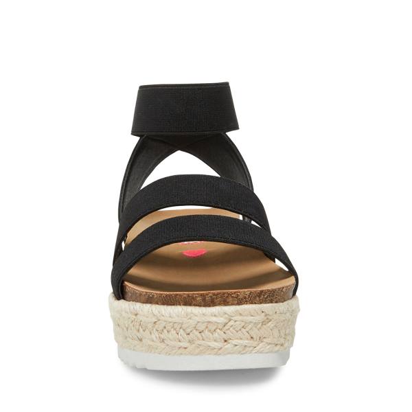 Steve Madden Jkimmie Kids' Sandals Black | SM-912GS